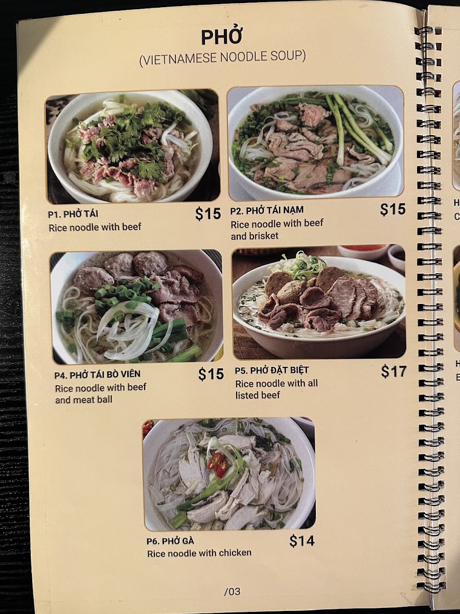 Number One Pho Menu - Image 3