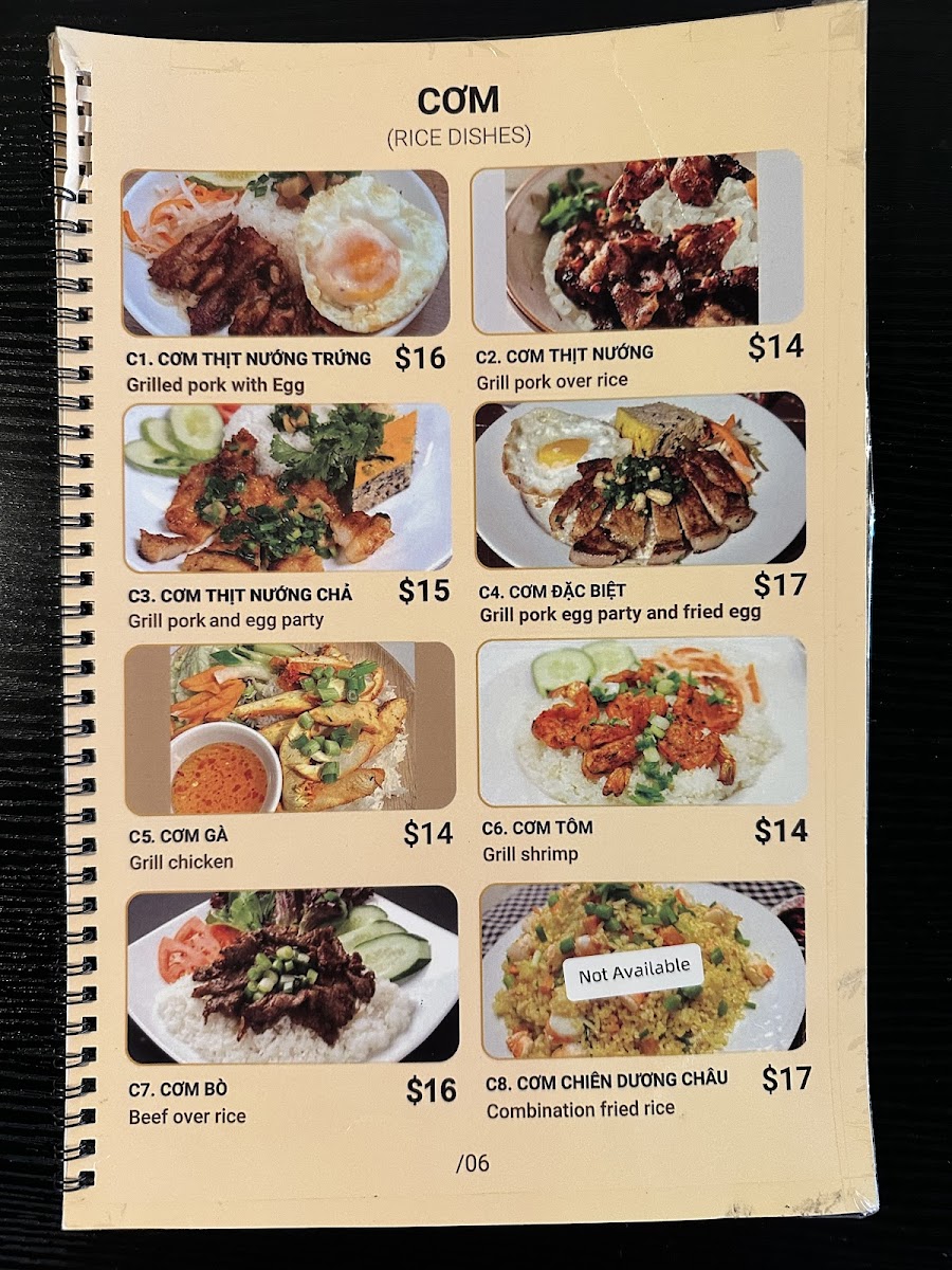 Number One Pho Menu - Image 5