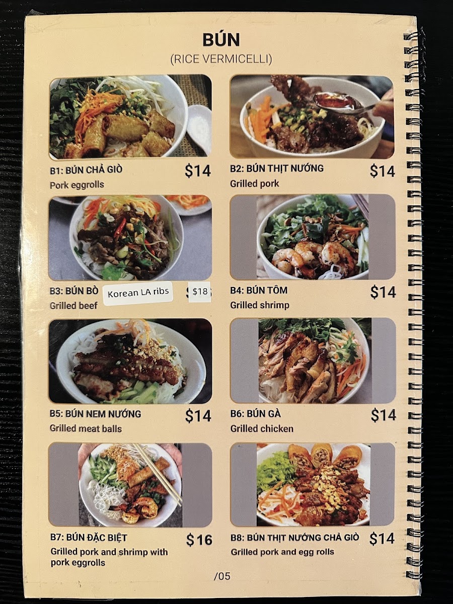 Number One Pho Menu - Image 6